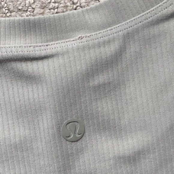 Lululemon All Aligned Ribbed Midi Dress, 10, Sheer Oak - Picture 8 of 8